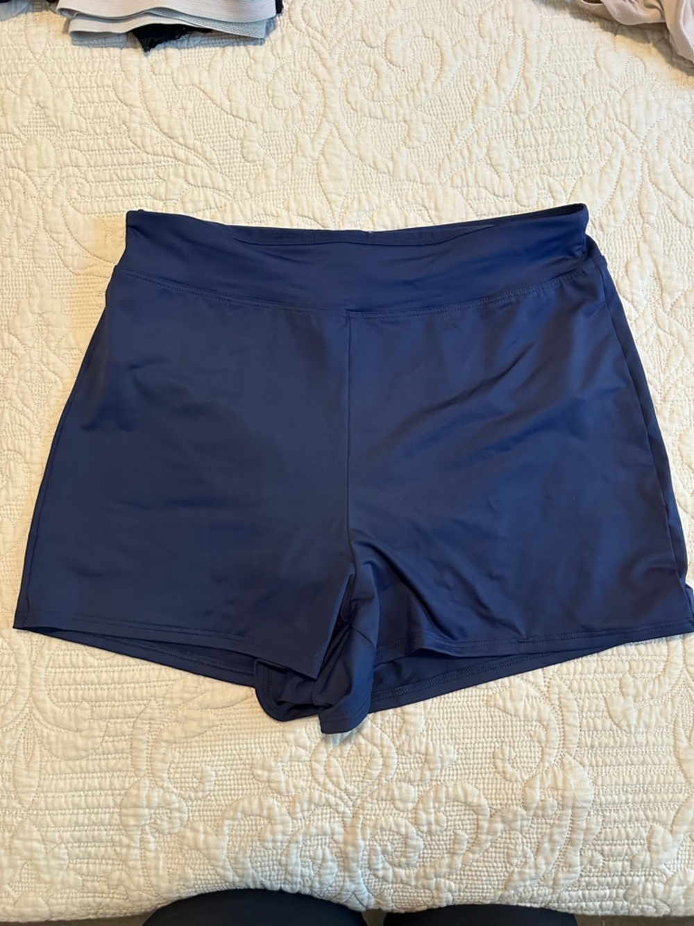 Lands' End Women's Deep Navy Swim Shorts size 10